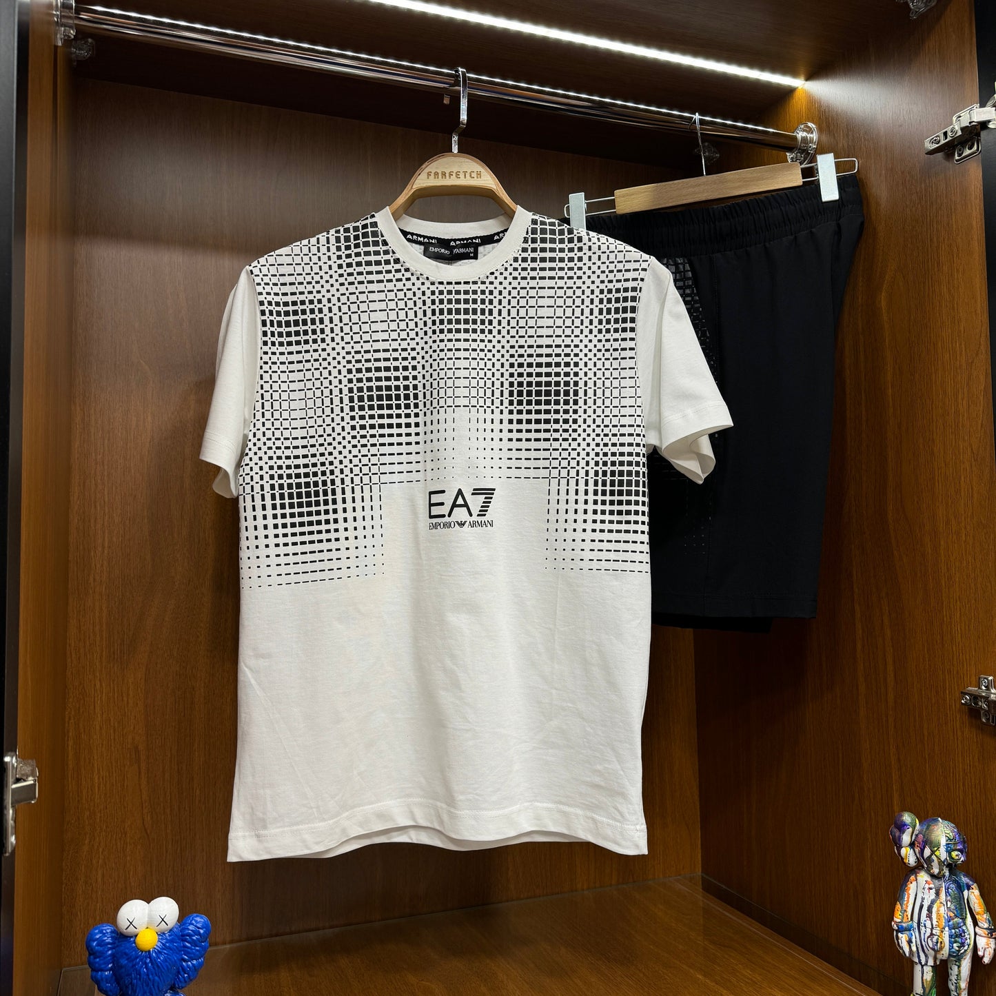 Emporio Armani Şortlu Takım Beyaz