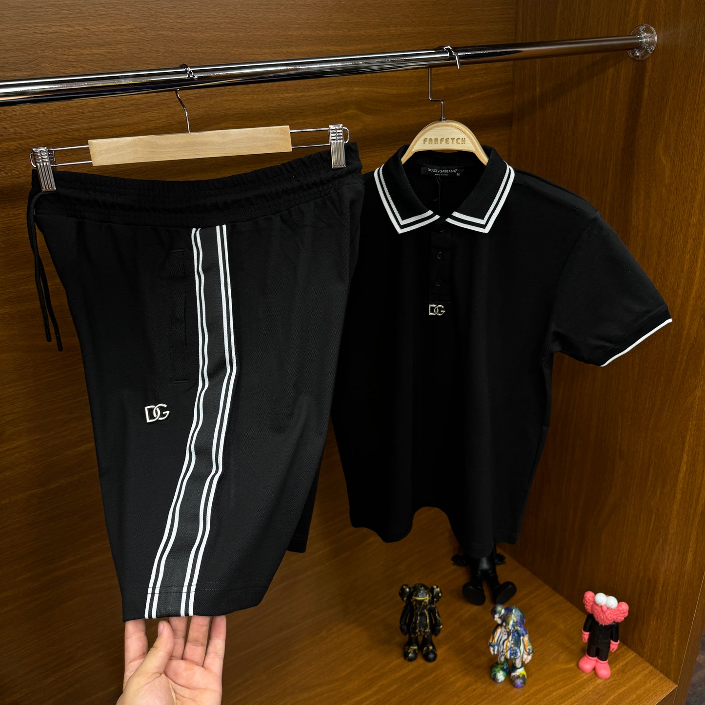 Dolce Gabbana  Şortlu Takım  Siyah