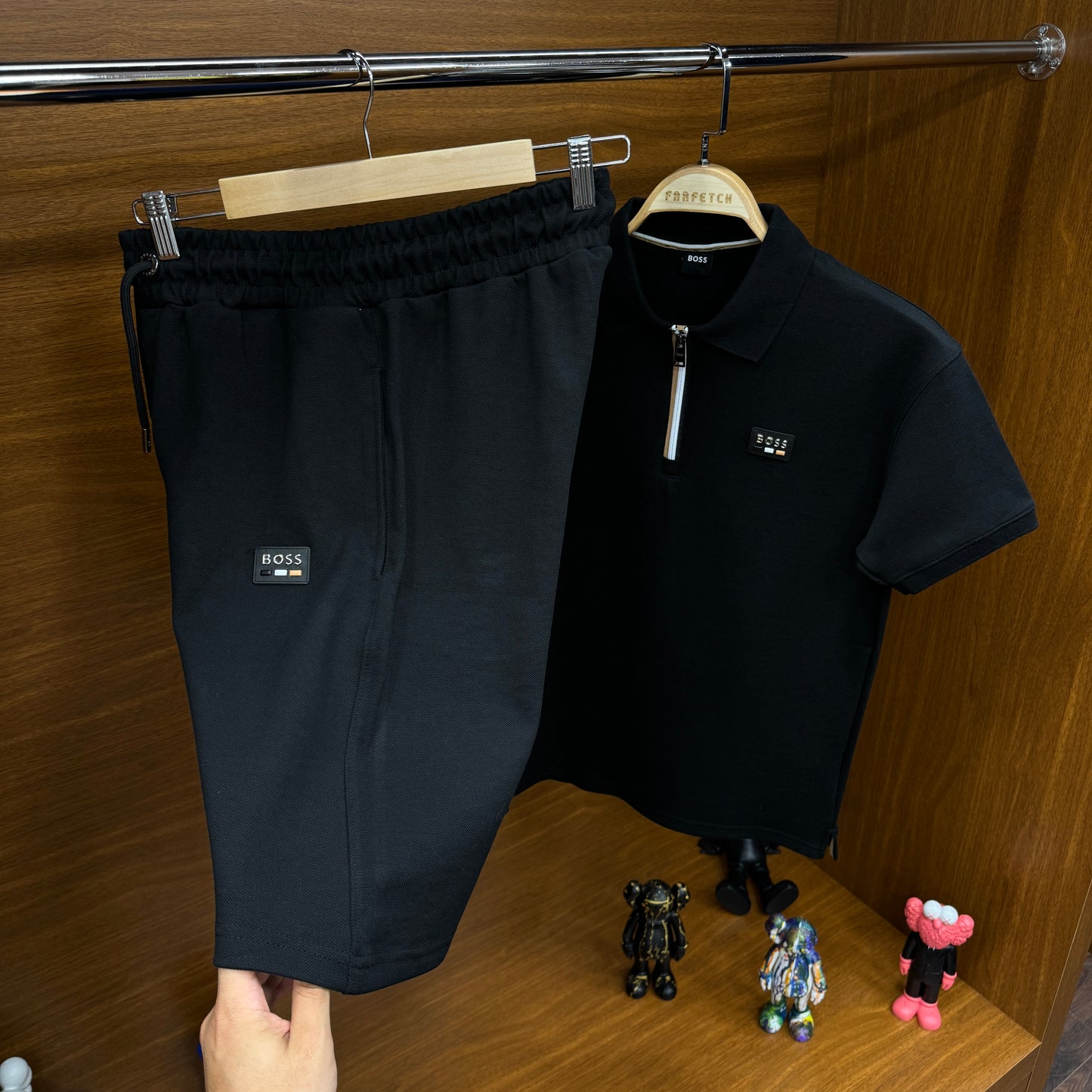 Hugo Boos  Şortlu Takım Siyah