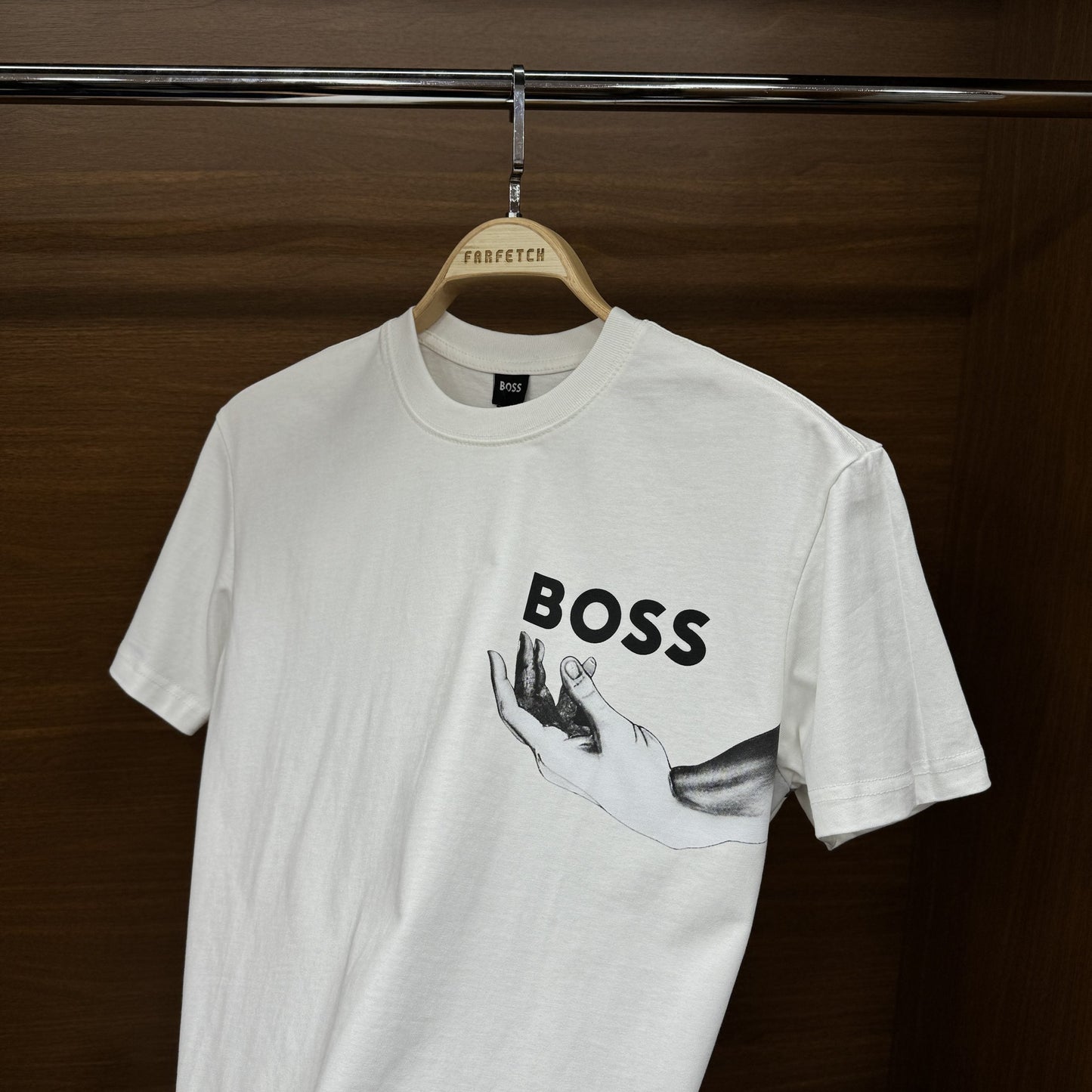 Hu!o B!ss T-SH!rt Beyaz