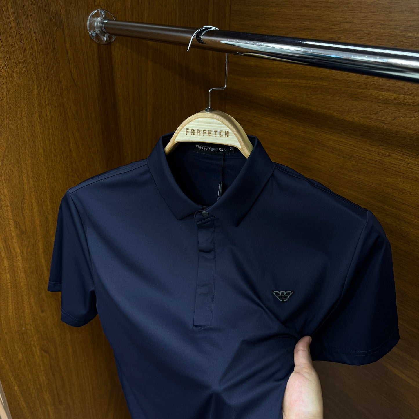 Emporio Armani İthal Lacivert Polo Yaka