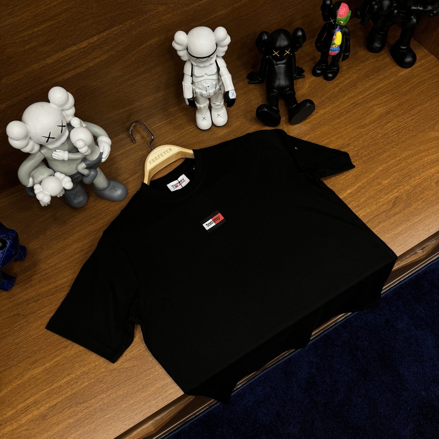 To!my H!lfiger Nakış Logo TsH!rt Siyah