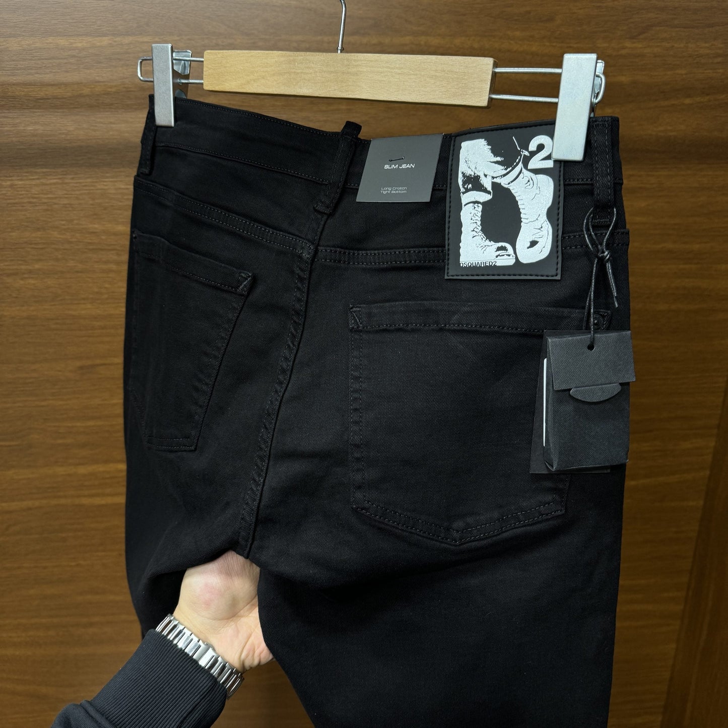 Ds!uA!ed2 PrE!ium Kot Pantolon Full Black