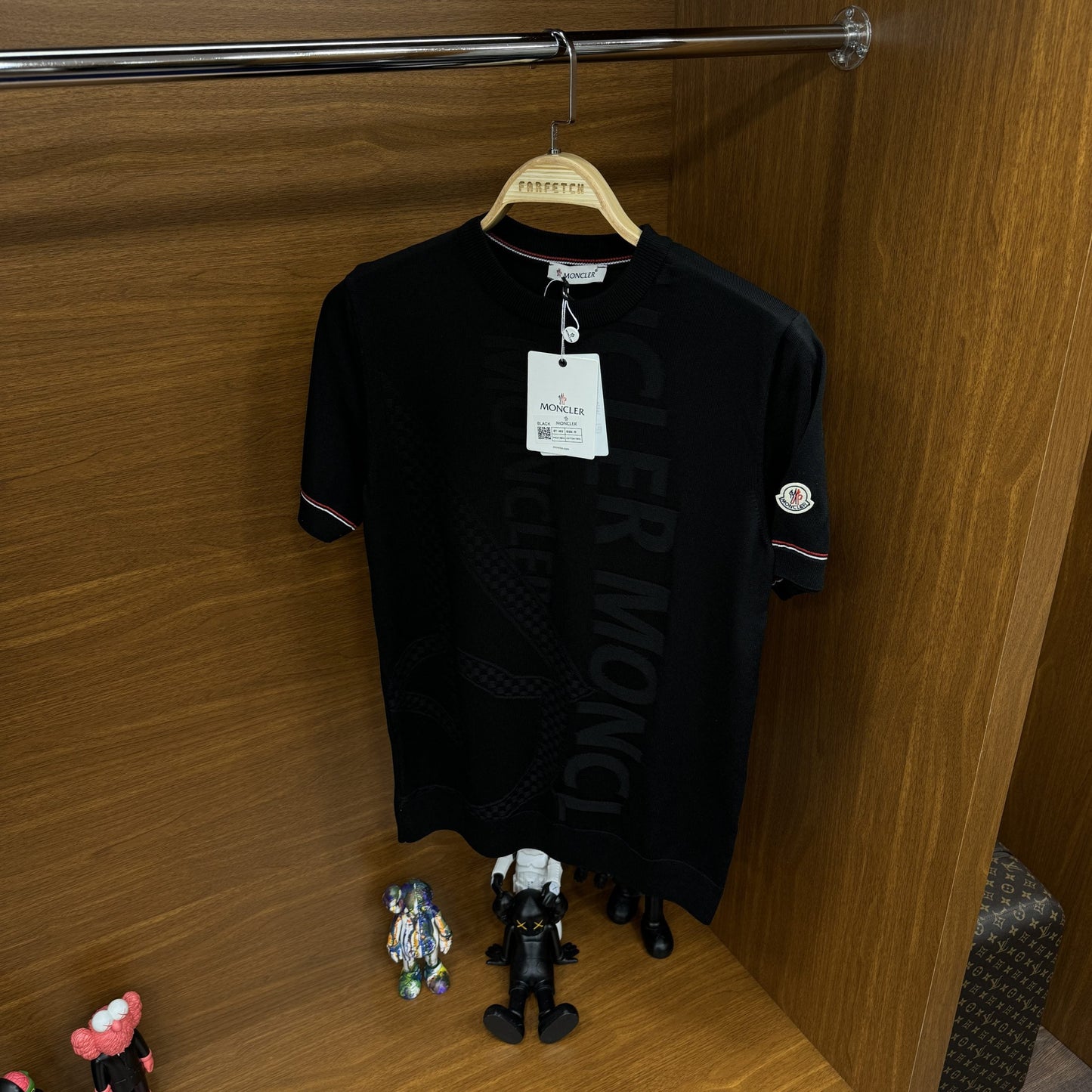 Mo!cler Örme Triko T-SH!rt Siyah