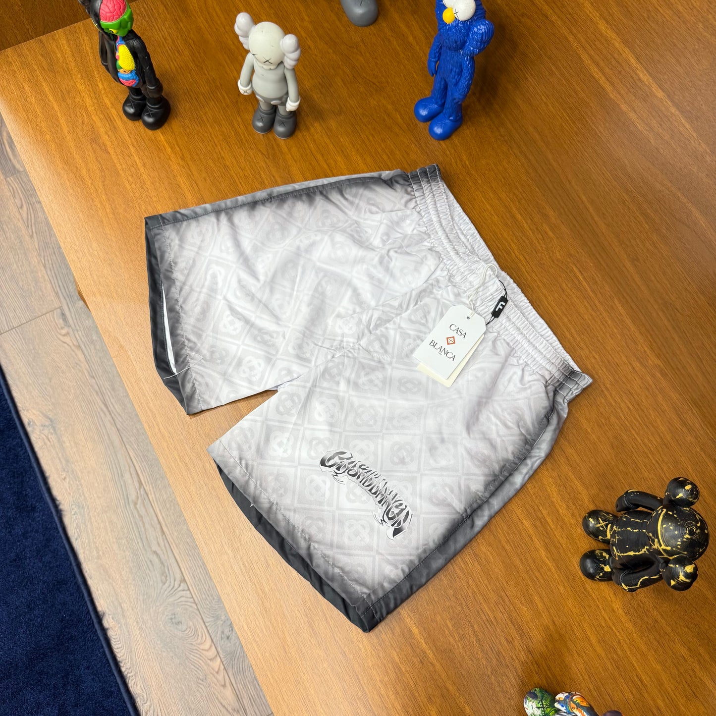 Casabalanca Premium Beyaz Deniz Şortu