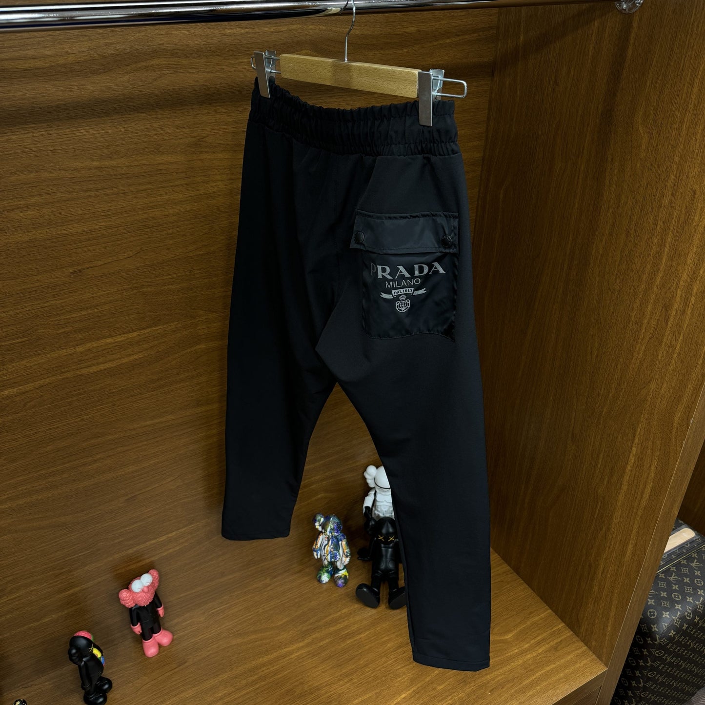 Pr!da Jogger Pantolon Siyah