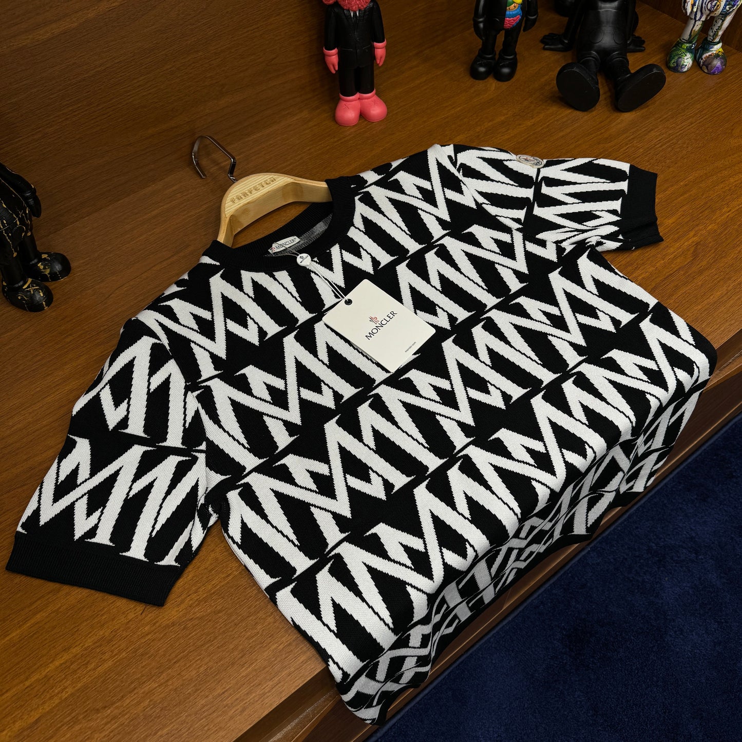 Mo!cler Örme Triko T-SH!rt Siyah