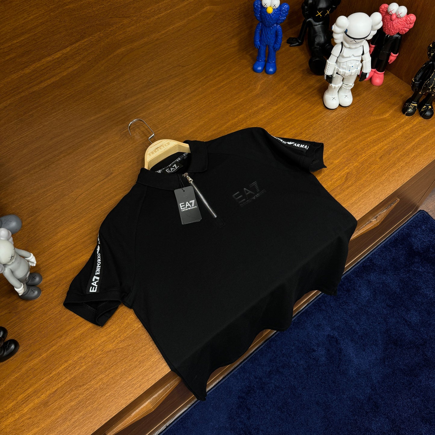 Emporio Armani Siyah Polo Yaka