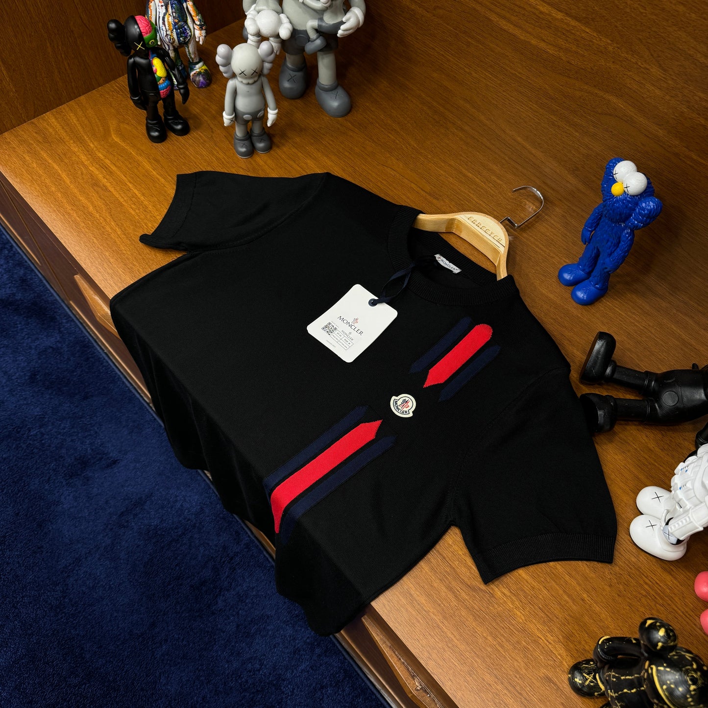 Moncler Örme Triko T-SH!rt siyah