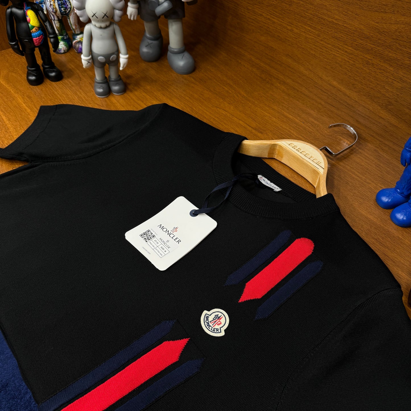 Moncler Örme Triko T-SH!rt siyah