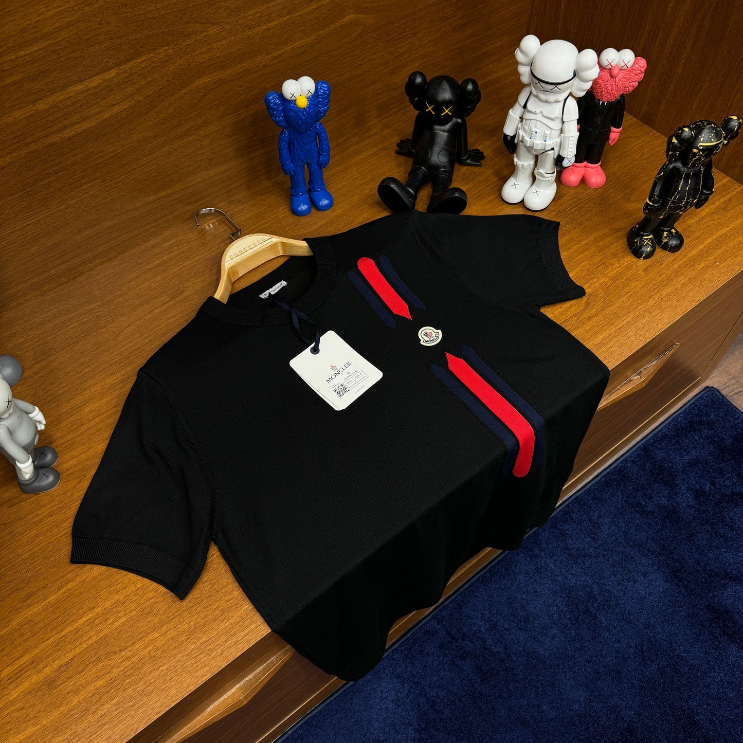 Moncler Örme Triko T-SH!rt siyah
