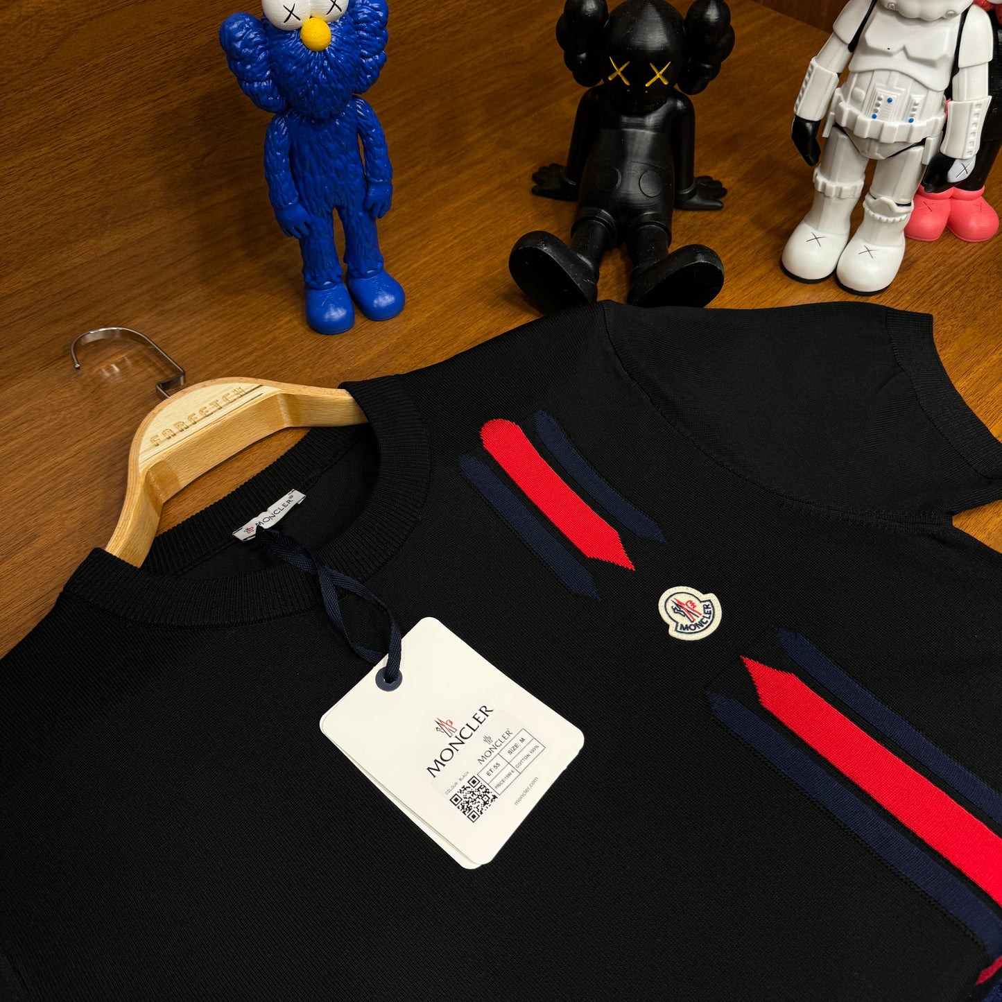 Moncler Örme Triko T-SH!rt siyah