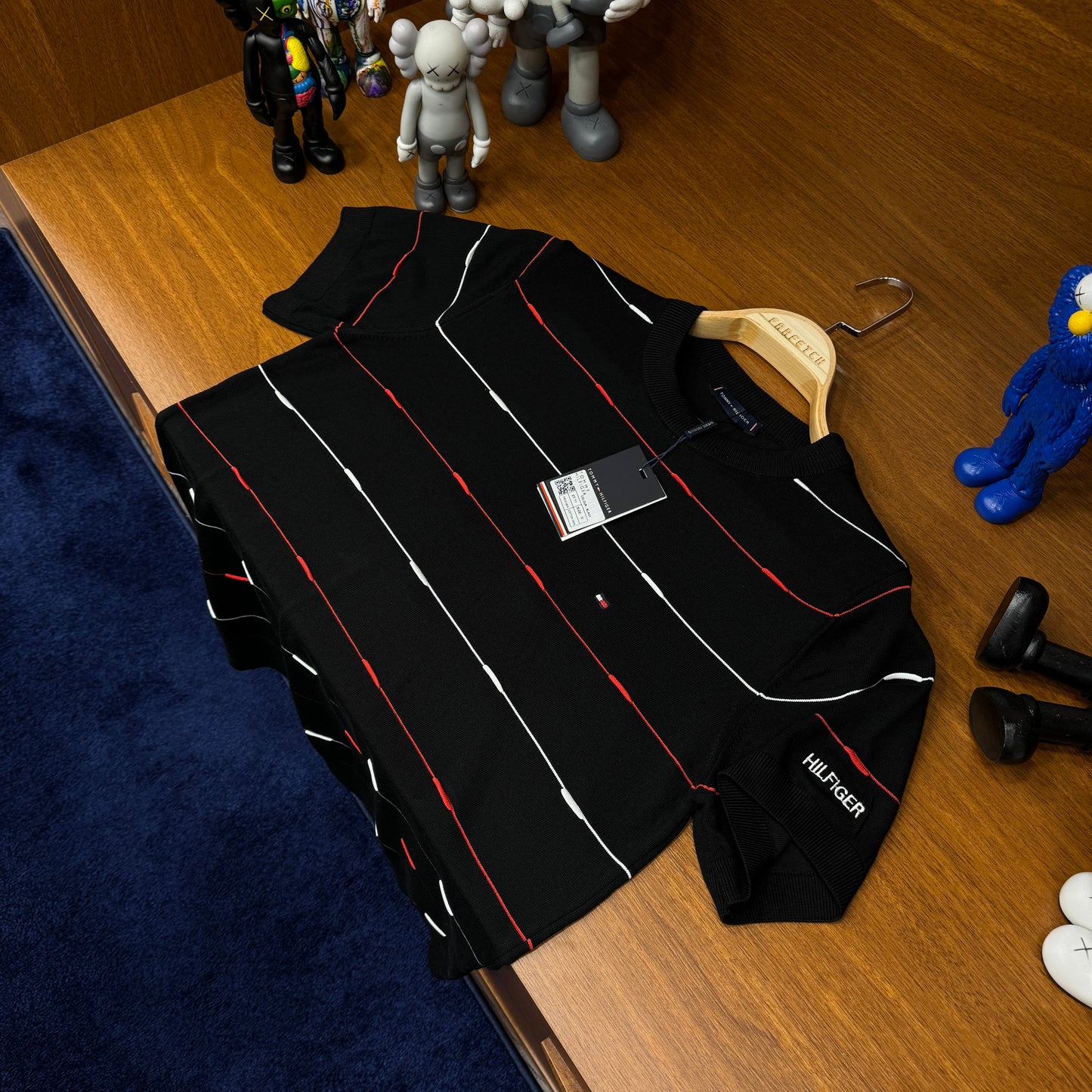 Tommy Hilfiger Örme Triko T-SH!rt siyah