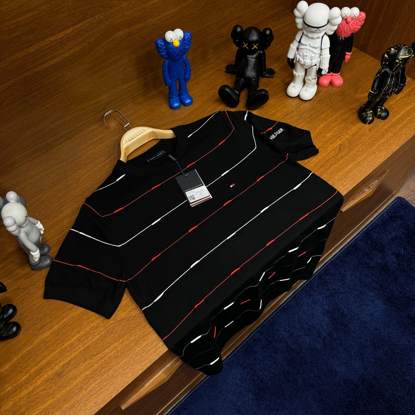 Tommy Hilfiger Örme Triko T-SH!rt siyah