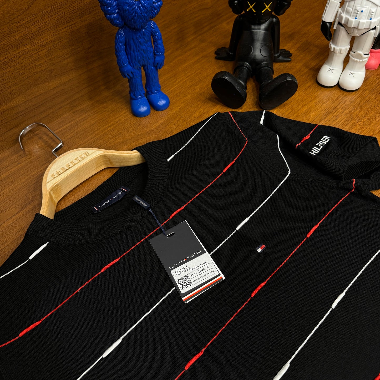Tommy Hilfiger Örme Triko T-SH!rt siyah