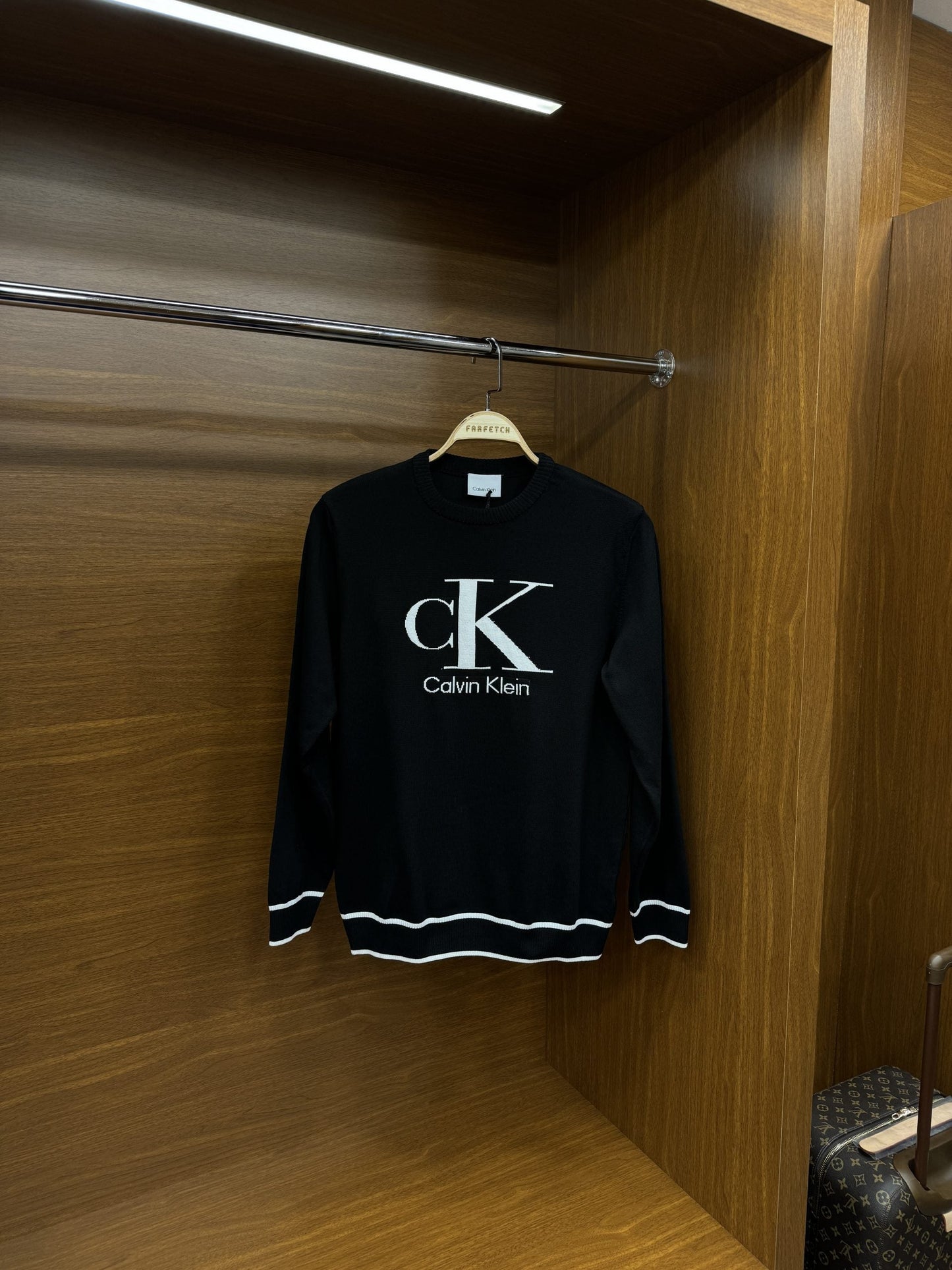 Ca!vin K!ein Örme Triko Siyah