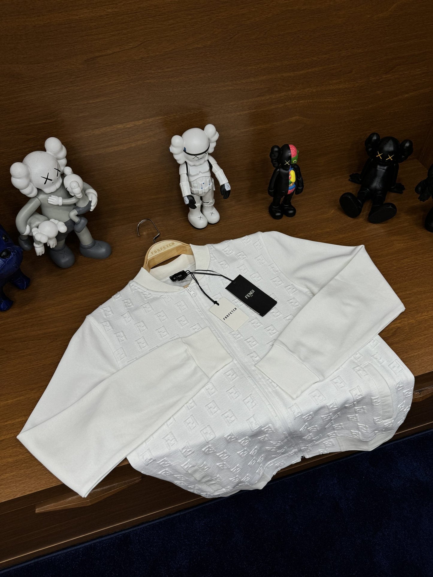 Fe!di FermuA!lı Hırka Beyaz