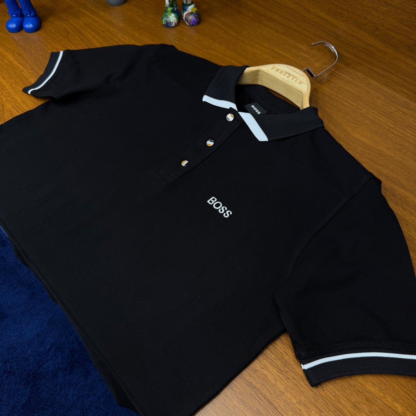 Hugo Boos Siyah Polo Yaka