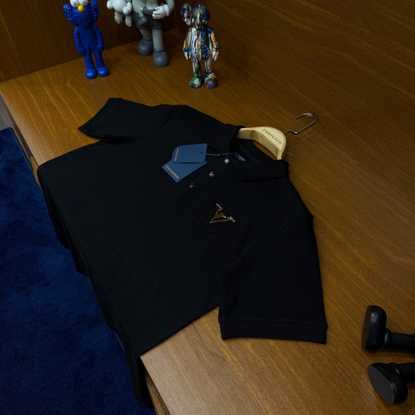 Louıs Vuıtton Siyah Polo Yaka