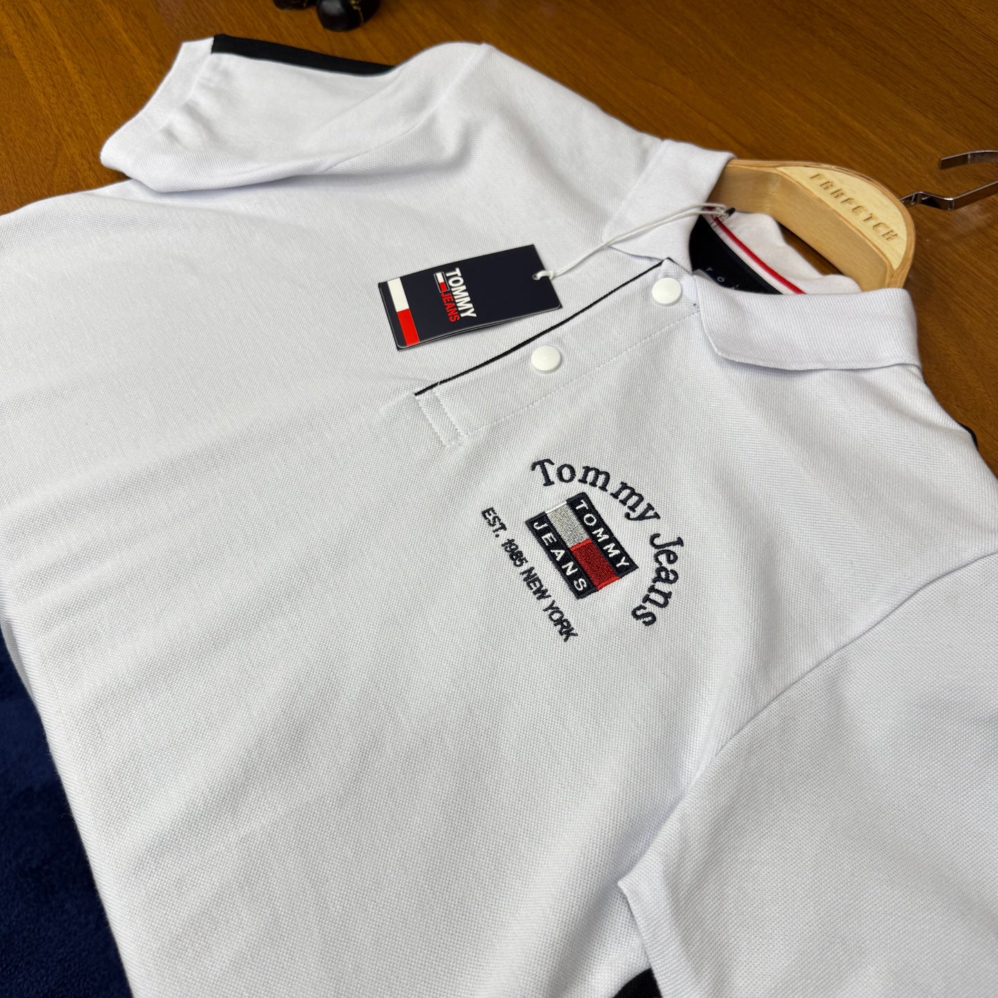Tommy Hilfiger Beyaz Polo Yaka