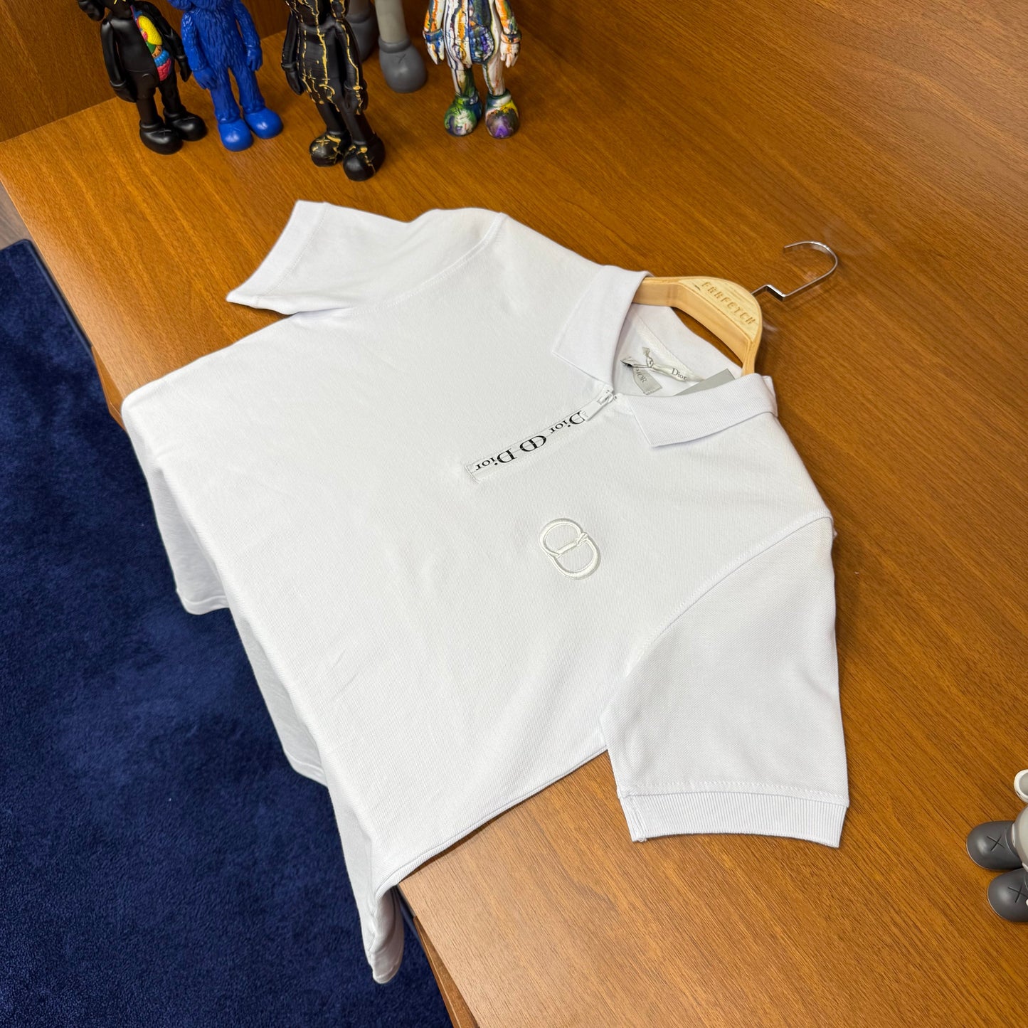 Dior Beyaz Polo Yaka