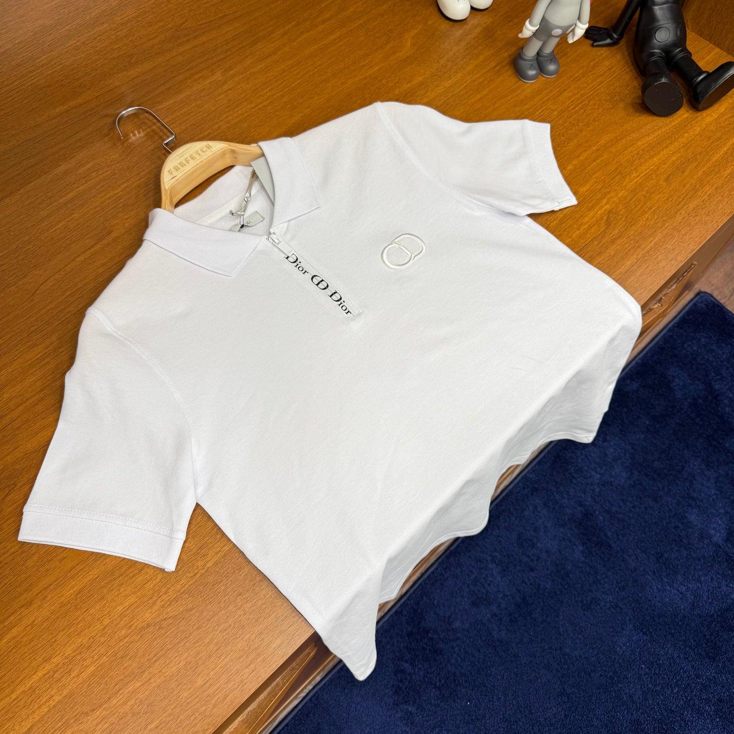 Dior Beyaz Polo Yaka