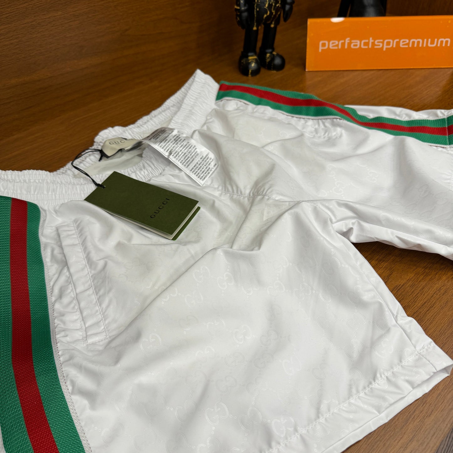 Gucci Deniz Şortu Beyaz