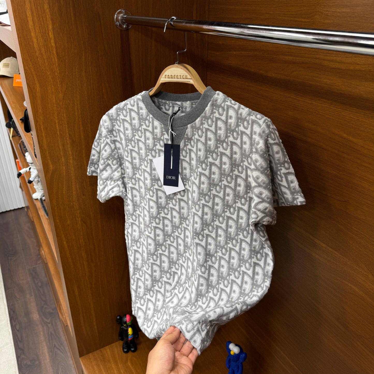 Dior Örme Triko T-SH!rt Gri