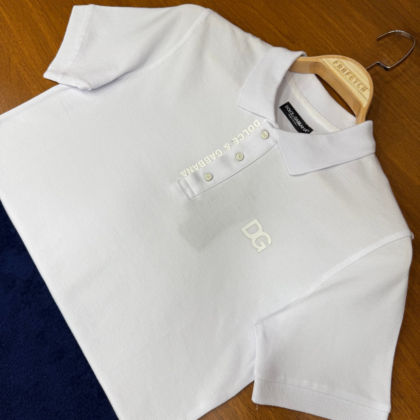 Dolce Gabbana Polo Yaka Beyaz
