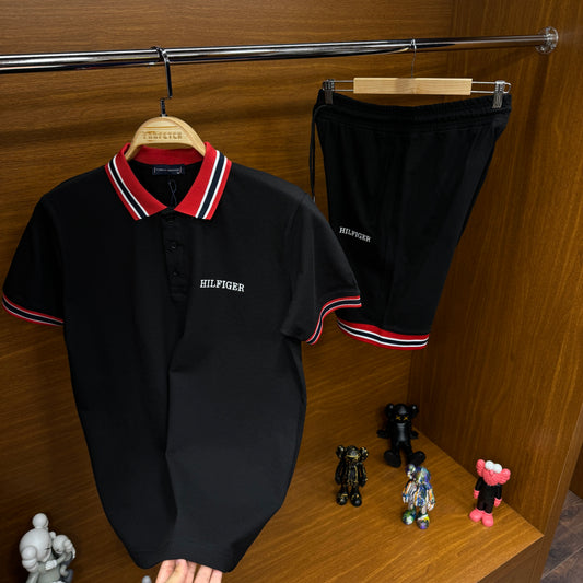 Tommy Hilfiger Şortlu  Takım Siyah