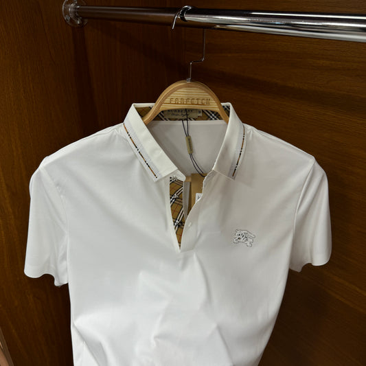 Burberry İthal Beyaz Polo Yaka
