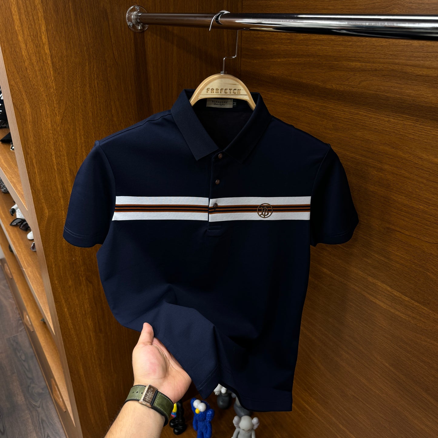 Burberry İthal Lacivert Polo Yaka