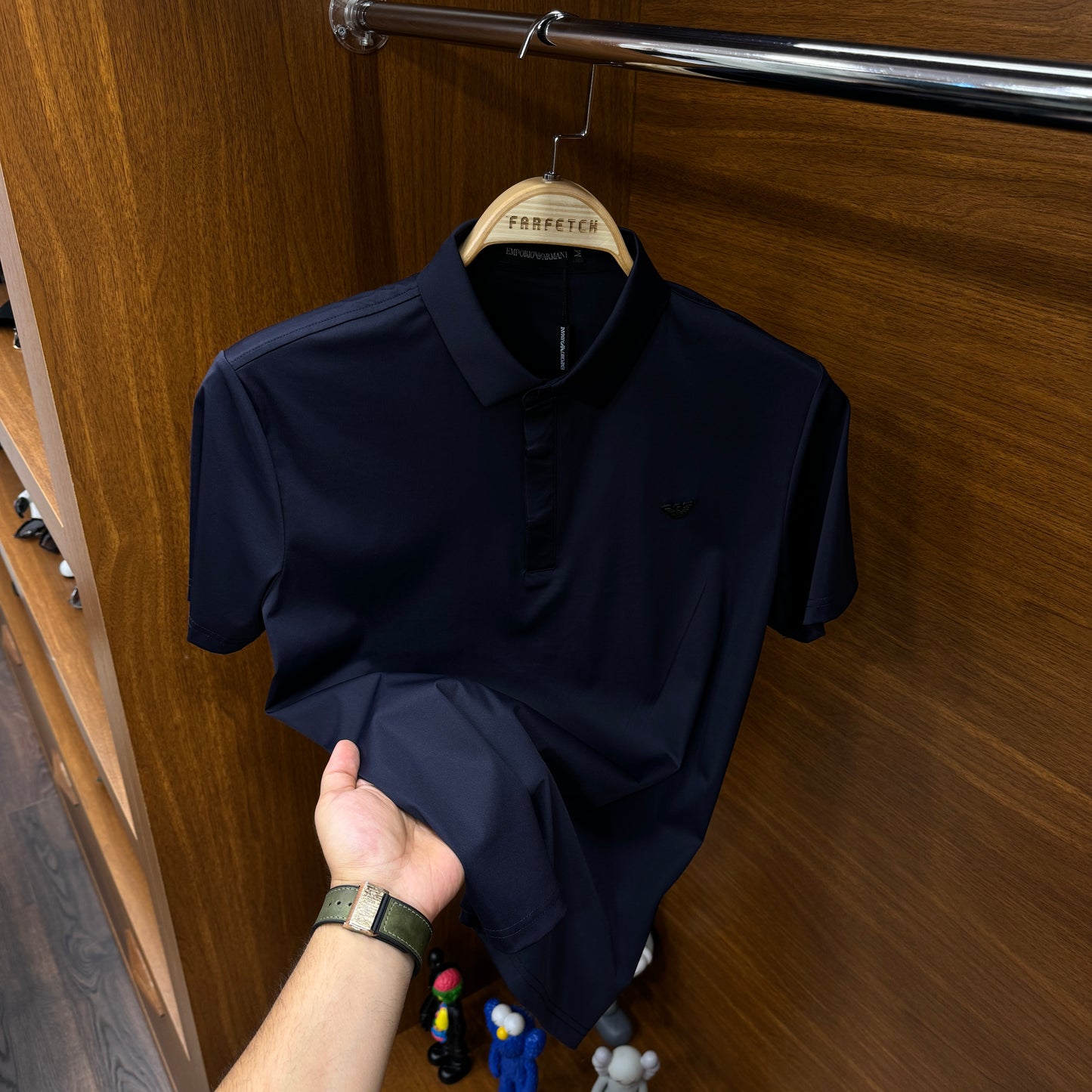 Emporio Armani İthal Lacivert Polo Yaka