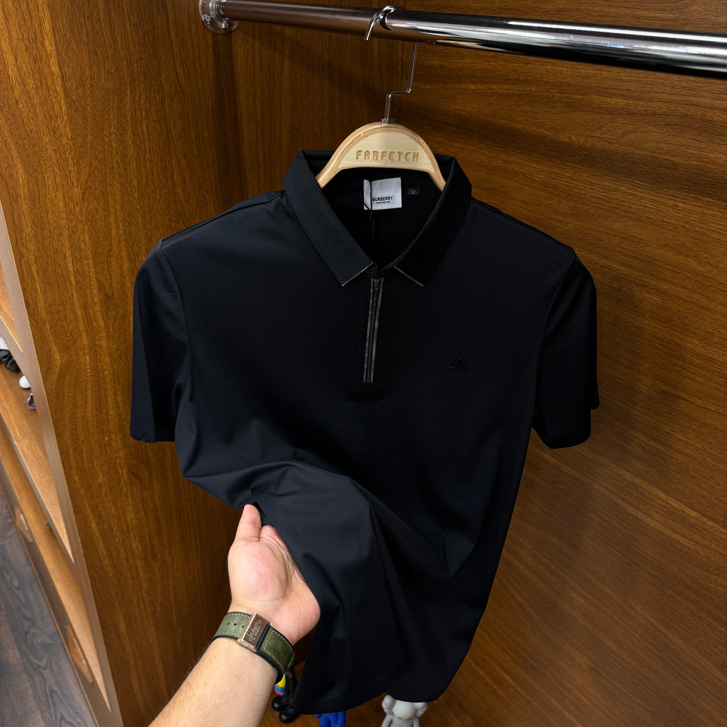 Burberry İthal Siyah Polo Yaka