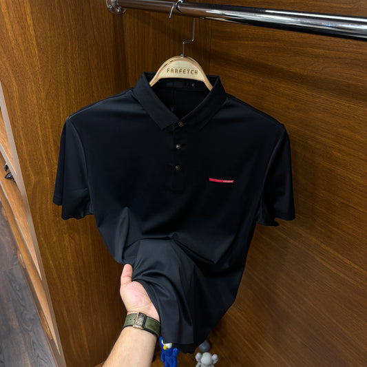 Prada İthal Siyah Polo Yaka