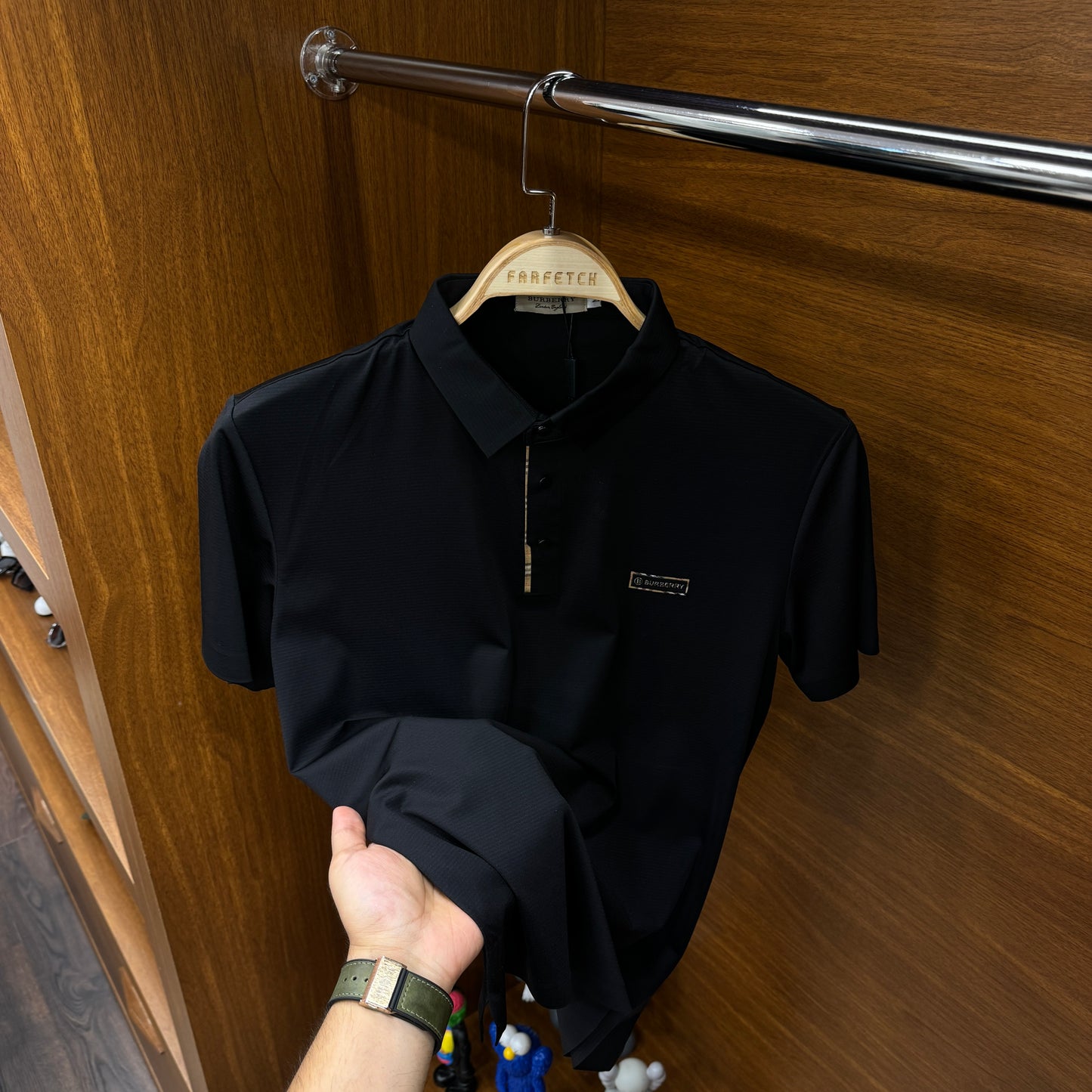 Burberry İthal Siyah Polo Yaka