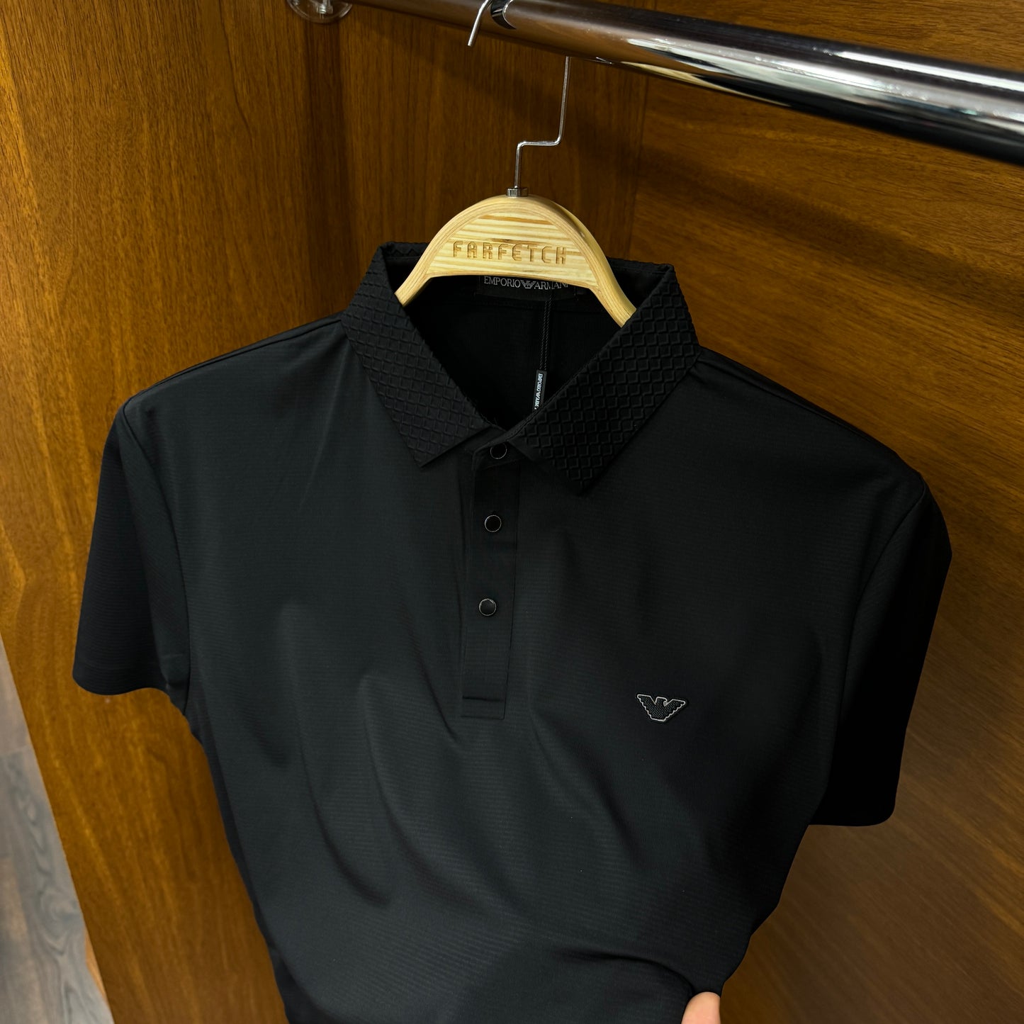 Emporio armani İthal Siyah Polo Yaka