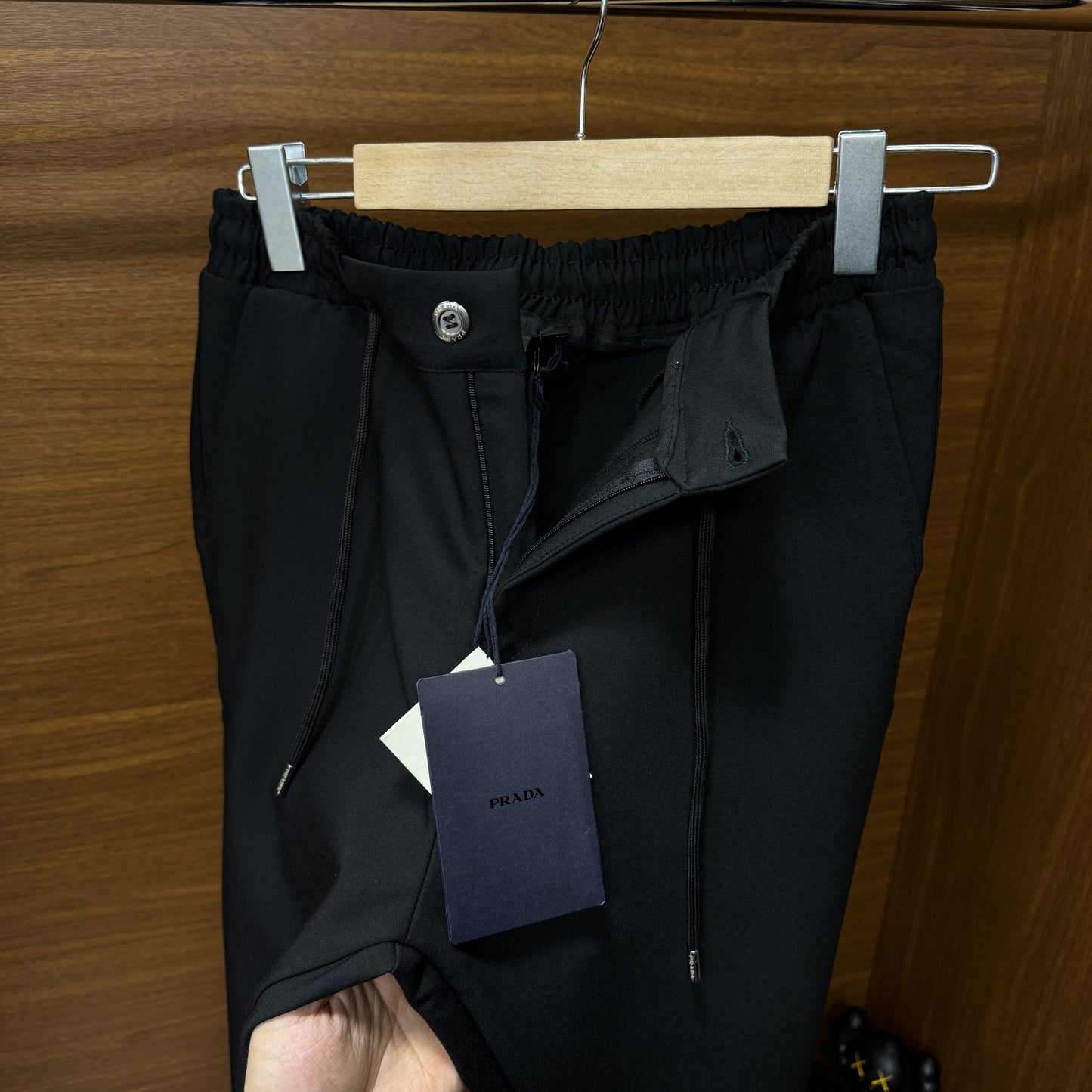 Pr!da Jogger Pantolon Siyah