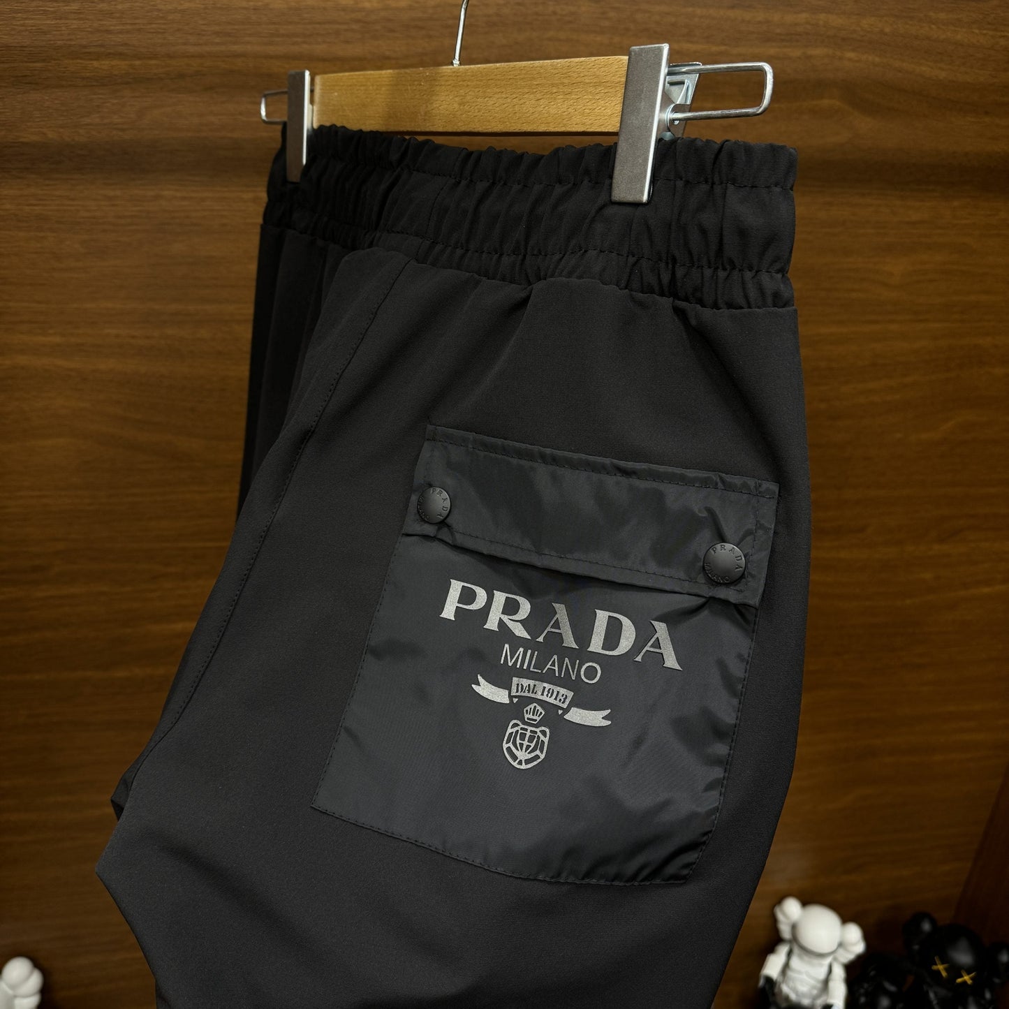 Pr!da Jogger Pantolon Siyah