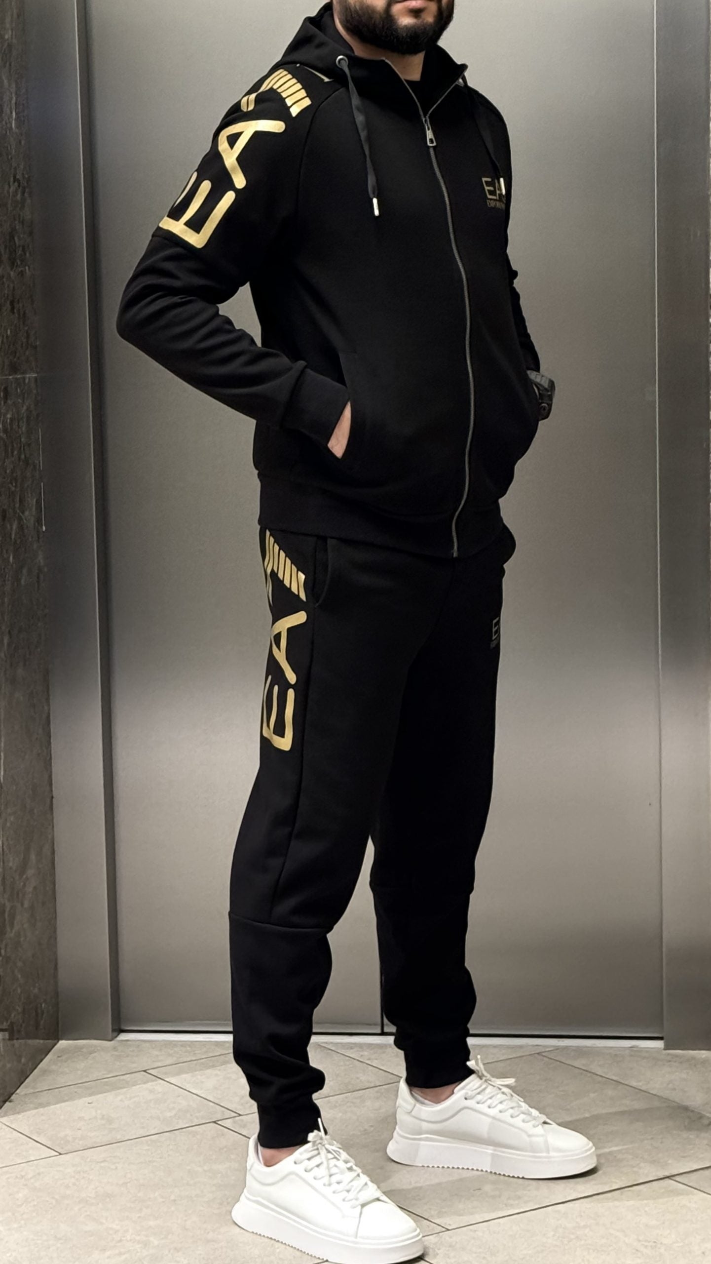 E!!orio A!mani Eşofman Takım Siyah