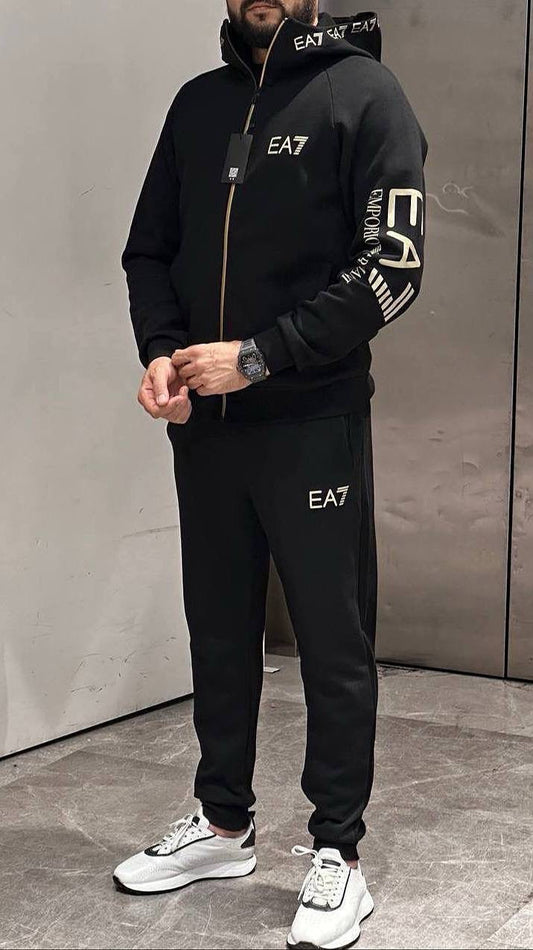 E!!orio A!mani PrE!ium Eşofman Takım Siyah