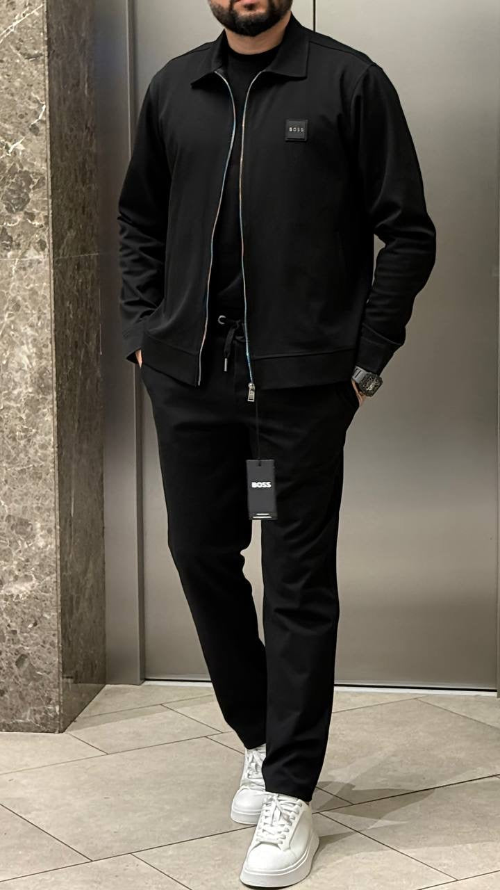 Hu!o B!ss PrE!ium Eşofman Takım Siyah