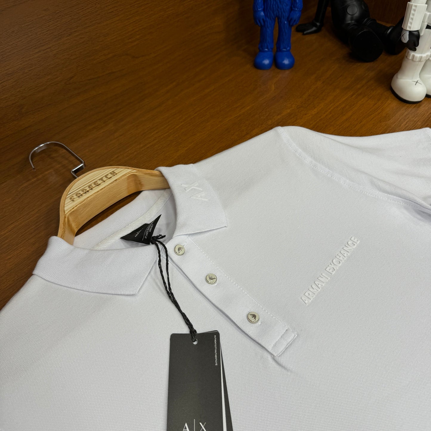Armani Exchange Polo Yaka Beyaz