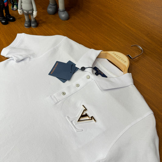 Louis Vuitton Polo Yaka Beyaz