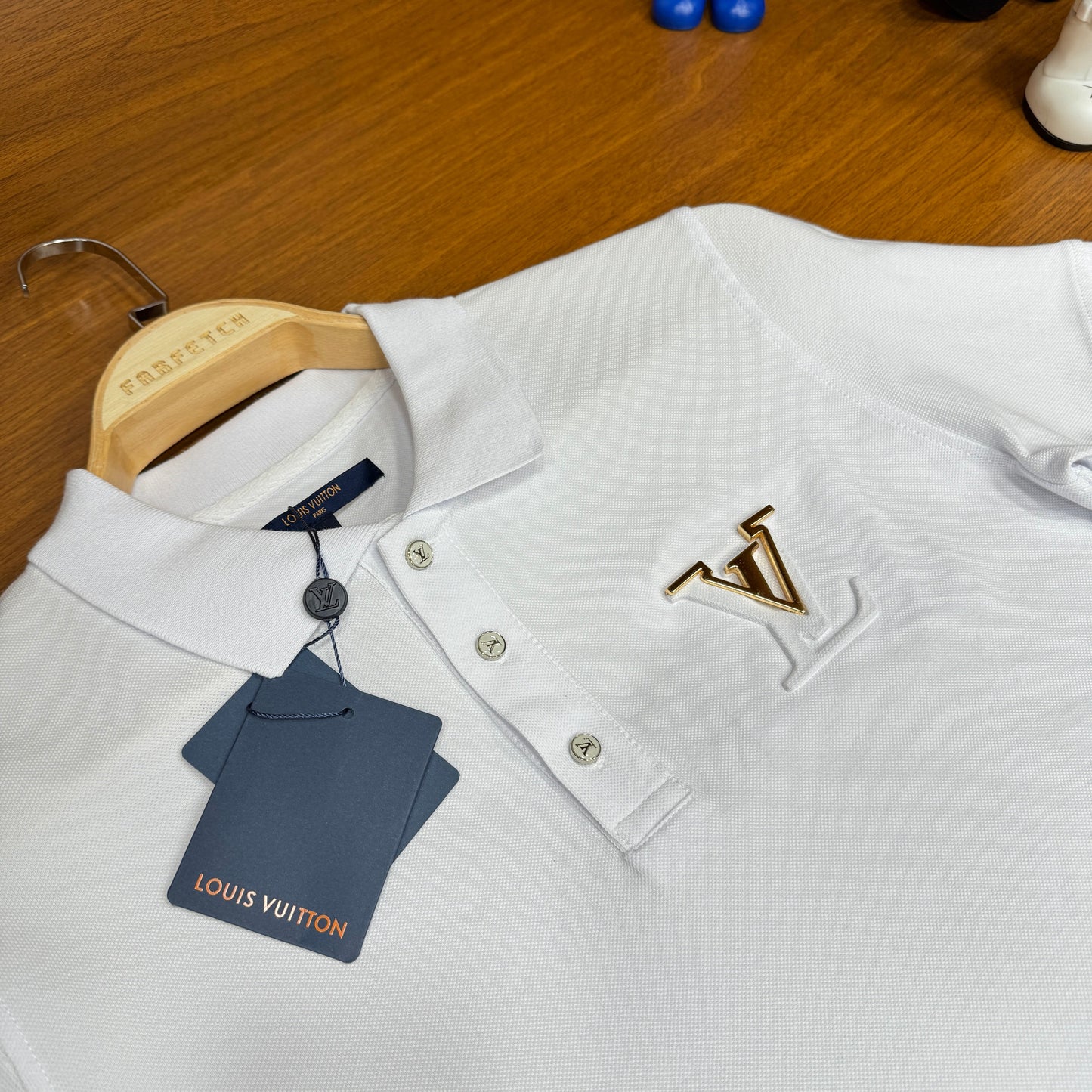 Louis Vuitton Polo Yaka Beyaz