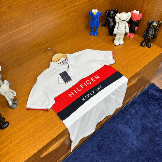 Tommy Hilfiger Polo Yaka Beyaz