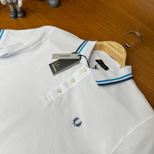 Fred Perry Polo Yaka Beyaz