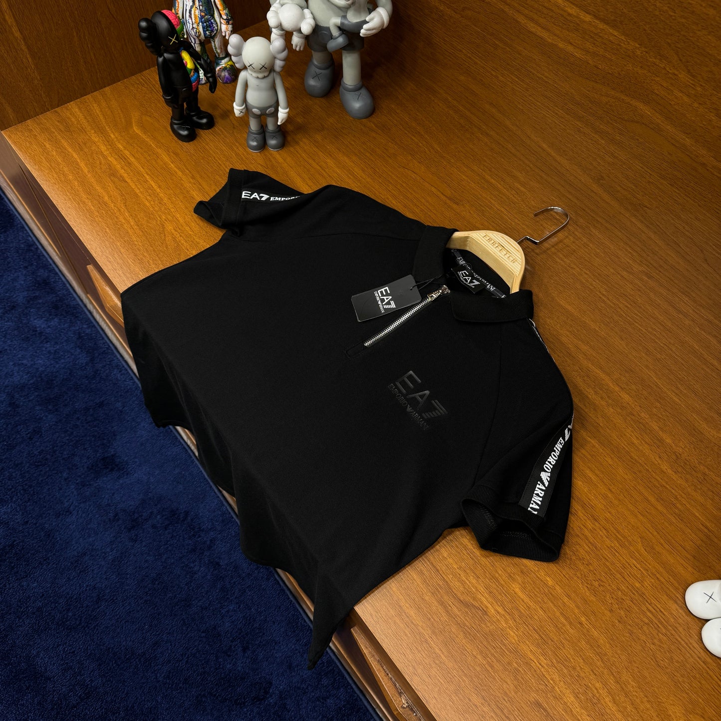 Emporio Armani Siyah Polo Yaka