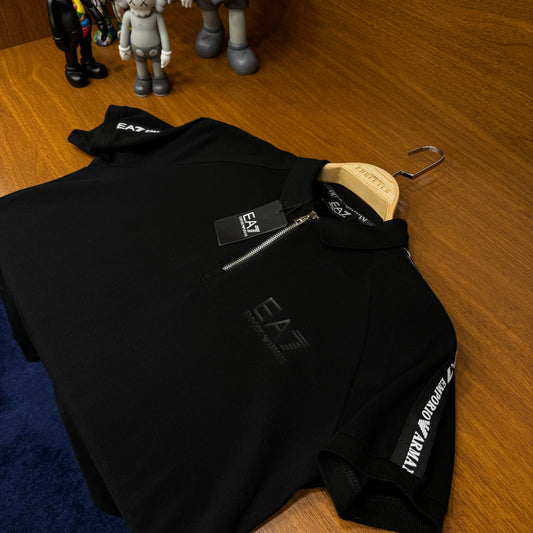 Emporio Armani Siyah Polo Yaka
