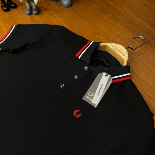Fred Perry Polo Yaka siyah